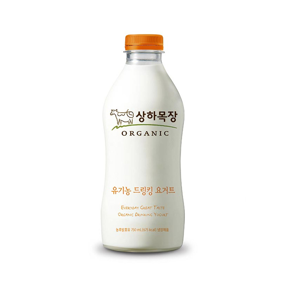 유기농 드링킹요거트 750ml x 8개 (4주 배달)